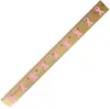 Ribbon Background Rulers - Clear Lacquer Finish