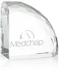 Crystal Arch Bookends - Custom Engraved