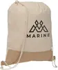 Rio™ Drawstring Bag - 5 oz. Recycled Cotton Blend with Jute