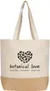 Shopper Tote Bag - 5 oz. Recycled Cotton Blend with Jute