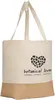 Shopper Tote Bag - 5 oz. Recycled Cotton Blend with Jute