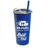 Roadmaster Travel Tumbler with Slider Lid and Straw (18 oz.)