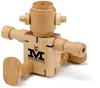 Robodroidbot Wooden Poseable Robot