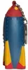 Rocket Keyring Stress Reliever
