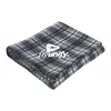 Custom Rollable Plaid Fleece Throw Blanket (50" x 60" Unfolded)