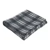 Custom Rollable Plaid Fleece Throw Blanket (50" x 60" Unfolded)