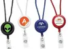 Rope ID Neck Lanyards Breakaway with Rectratable Badge Reel