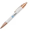 Customized Rose Gold Trim Ballpoint Pen with Logo