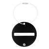 Round Aluminum Luggage Tag