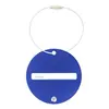 Round Aluminum Luggage Tag