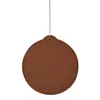 Round Leatherette-Made Ornament