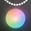 Round Light Clip, Color Change LED with White Beads