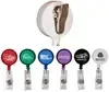 Alligator Clip Retractable Badge Holder - 35" Lightweight Cord