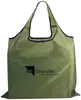 Eco-Friendly RPET Foldable Carryall with Custom Logo - Heavy Duty Reusable Tote (30 lb Capacity)