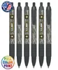 Rubber Grip Click Pen with Colored Trim