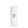 Rubberized 20 oz Tumbler with Straw