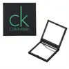 Rubberized Finish Square Compact Mirror