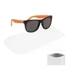 Rubberized Sunglasses With Rpet Microfiber Sunglass Pouch