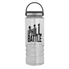 Salute - 24 oz. Custom Logo Transparent Bottle