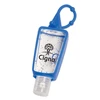 Sanitizer Bottle w/ Adjustable Silicone Lanyard & Clip - 1 oz. 