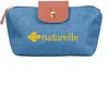 Personalized Travel Toiletry Bag with Leather Accent (8.5" x 4.5")