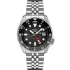 Seiko SSK001 5 Sports SS Automatic GMT Black Dial