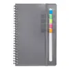 Semester Spiral Notebook with Sticky Flags