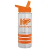 Personalized Stripe Tritan™ Bottle - 24 oz.