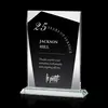 Custom Imprinted Crystal Shamrock Award