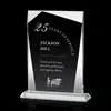 Custom Imprinted Crystal Shamrock Award