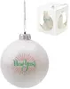 Personalized Shatter Resistant Ornament