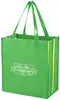 Shiny Laminated Non-Woven Tropic Shopper Tote Bag