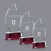 Custom Engraved Jade Promotional Awards - Rosewood Base