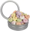 Short Round Tin with Conversation Hearts