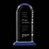 Custom Blue Silvana Award: 2 Sizes for Recognition and Achievement