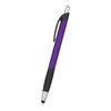 Sleek Plunger Action Pen with Stylus