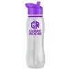 Personalized Tritan™ Slim Grip Bottle - 25 oz. with Flip Straw Lid and Accent Collar