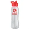 Personalized Tritan™ Slim Grip Bottle - 25 oz. with Flip Straw Lid and Accent Collar