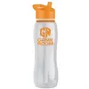 Personalized Tritan™ Slim Grip Bottle - 25 oz. with Flip Straw Lid and Accent Collar