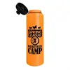 Slim Line - Custom 25 oz. Water Bottle with Logo & Tethered Push Pull Lid