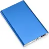 Sleek 5000mAh Slim Portable Power Bank - Customizable
