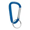 Custom Carabiner Key Ring with Metal Split Ring - 6mm