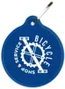 Custom Zip-Around Reflective Safety Keychains (RF343)