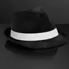 Snazzy Fedora Hat with White Band (NON-Light Up)