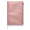 Softbound Metallic Foundry Journal with Zipper Pocket
