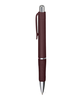 Solid Color Ballpoint Click Pen with Rubber Grip
