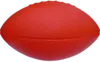 Solid Color Foam Football (7")