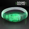 Sound Activated Light Up Green LED Flashing Bracelets