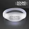 Sound Activated Light Up White LED Flashing Bracelets