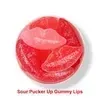 Sour Pucker Up Gummy Lips in a Jar